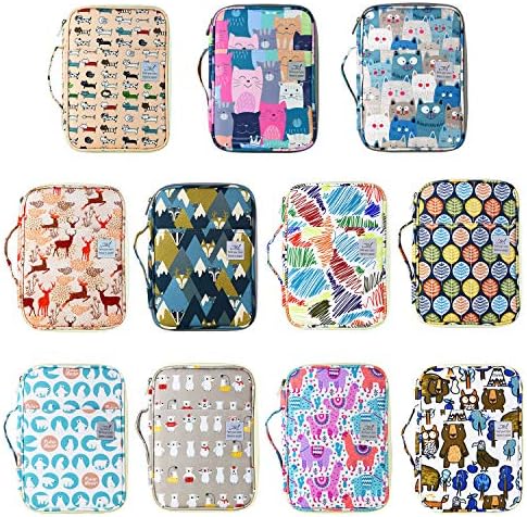 YOUSHARES 96 Slots Colored Pencil Case, Large Capacity Pencil Holder Pen Organizer Bag with Zipper for Prismacolor Watercolor Coloring Pencils, Gel Pens for Artist (Learning Cat) - Image 6