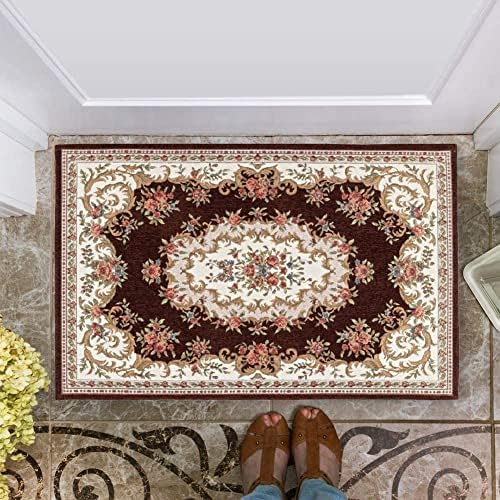 CHICHIC 48 x 32 Inch Coffee Indoor Door Mat for Home Entrance, Front Door Mat Indoor Inside Outdoor Outside Entryway Rugs Welcome Mat Anti-Slip Rubber Back Low Profile - Image 2