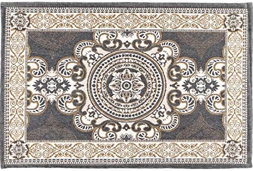 CHICHIC 36 x 24 Inch GrayGreen Indoor Door Mat for Home Entrance, Front Door Mat Inside Outdoor Outside Entryway Rugs Indoor Welcome Mat Anti-Slip Rubber Back Low Profile by CHICHIC