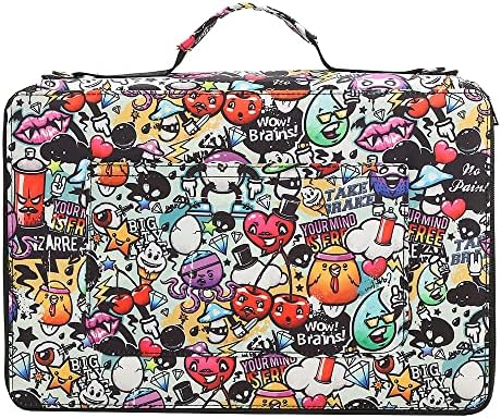 384 Slots Pencil Case, 4-Layer Organizer with Shoulder Strap - Image 2