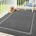 OLANLY Front Door Mat Outside 71x47, All-Season Heavy-Duty Rubber Doormat by OLANLY