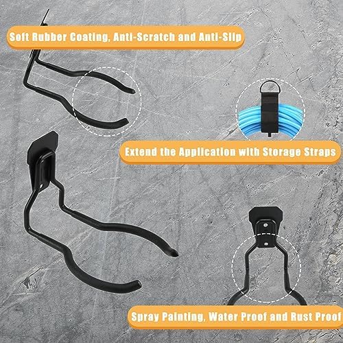 Power Tool Hanger, Garage Wall Hooks, Utility Hooks for Garage Tool Organizers and Storage (4 Pack), WEH01 - Image 4