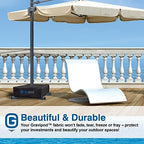 Gravipod Umbrella Base Weight | Outdoor Sand-Fillable Stabilizer for Cantilever, Offset, and Patio Umbrellas | Heavy-Duty Weather-Resistant Fabric - Image 4