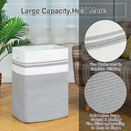 OIAHOMY 91L Laundry Hamper, XXXLarge Collapsible Laundry Basket Gray - Image 6