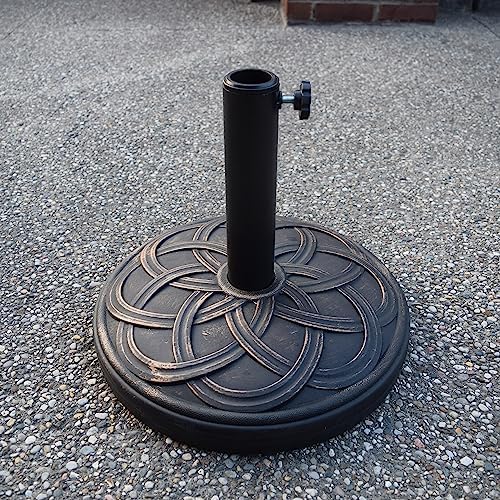 Oakland Living Antique Bronze 33 lb Round Plastic and Concrete Patio Umbrella Stand Base by Oakland+Living
