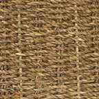 Household Essentials Round Seagrass Basket with Handles, Natural - Image 4