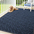 OLANLY Front Door Mat Outside 71x47, All-Season Absorbent Rubber Doormat by OLANLY