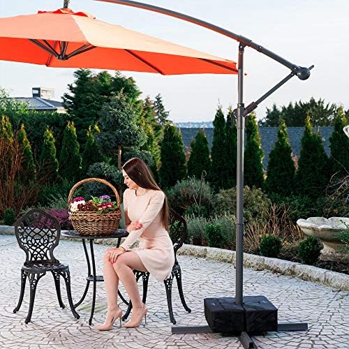 Gravipod Umbrella Base Weight | Outdoor Sand-Fillable Stabilizer for Cantilever, Offset, and Patio Umbrellas | Heavy-Duty Weather-Resistant Fabric - Image 4