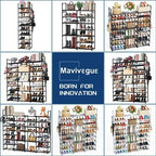Mavivegue 10 Tiers Shoe Rack, Large Storage Space, 55-60 Pairs, White, Polypropylene - Image 7